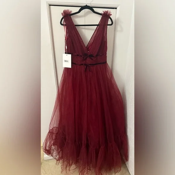mac duggal burgundy dress Mac Duggal 12089D – Manhattandress main image 0
